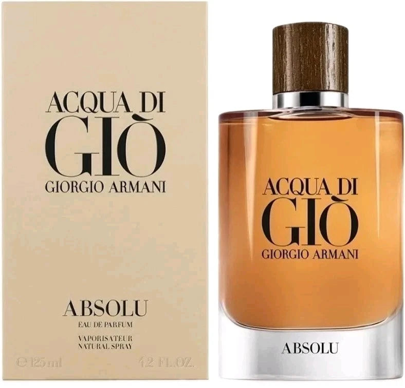 Giorgio Armani Acqua di Gio Absolu Eau de Parfume Spray for Men, 4.2 Fl Oz