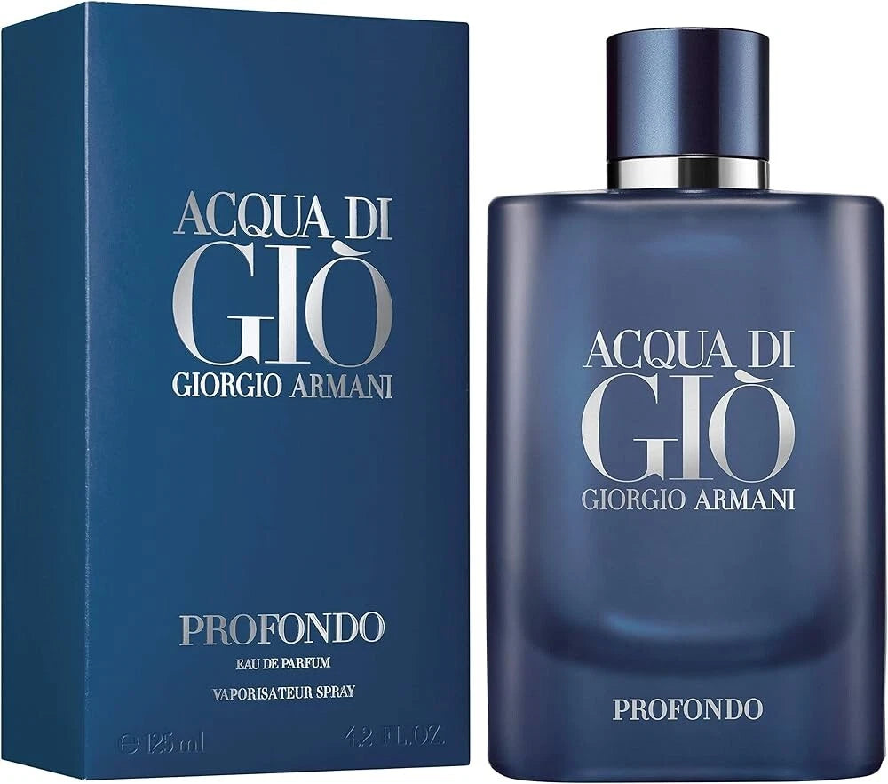Acqua Di Gio Profondo by Giorgio Armani 4.2 oz Parfum Cologne for Men New In Box