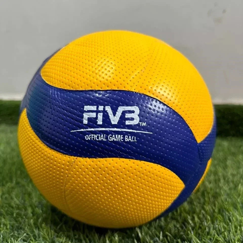 Mikasa Volleyball Official Size 5 – Premium Indoor/Outdoor Training & Match Ball – Yellow & Blue
